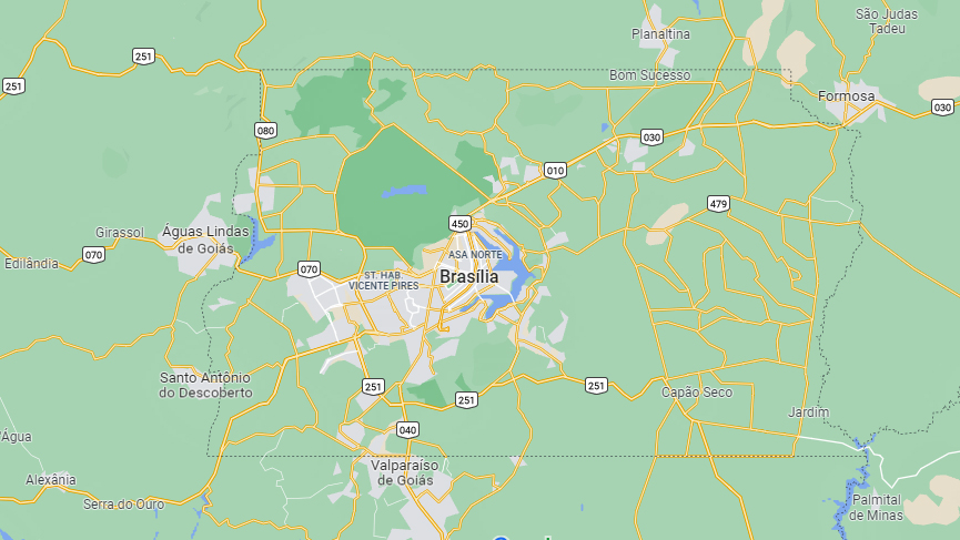 Mapa Distrito Federal